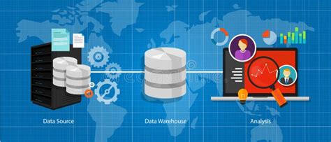 Business Intelligence Concept With Olap Data Mart Etl Extract