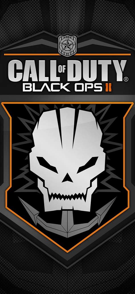 1080x2340 Call Of Duty Black Ops 2 Logo Skull Cod Call Of Duty