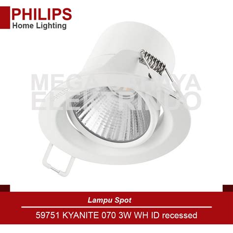 Jual Downlight Spot LED Philips Kyanite 59751 3 Watt Shopee Indonesia