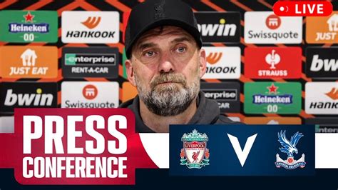 Liverpool Xi Vs Crystal Palace Predicted Lineup And Klopp Pre Match