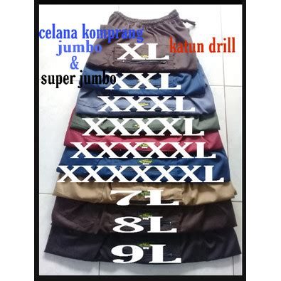 Jual Celana Komprang Celana Pangsi Celana Sirwal Size Jumbo Size XL