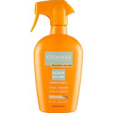 Solare Acqua Abbronzante Tonic Bronze Clinians Ml Coop Shop