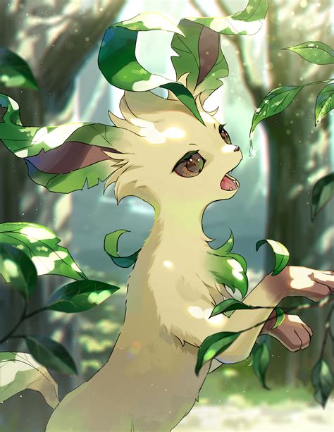 Leafeon Pokemon Drawn By Kaminokefusa Danbooru