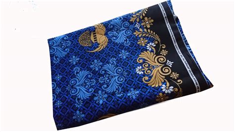 Kain Batik Korpri Seragam Dinas Guru Katun C S Biru Terbaru