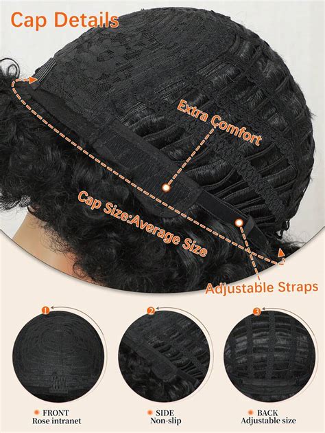 Peluca Afro Peluca Afro Suave De Los A Os Para Mujer Peluca Con