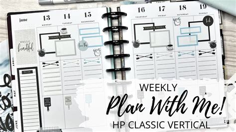 Plan With Me Farmhouse Sticker Book Classic Happy Planner June