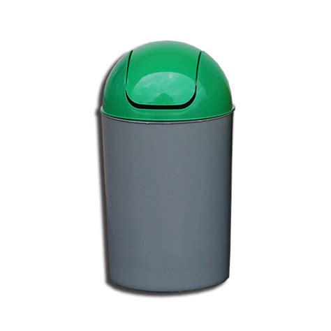 Cos Flip Flap Colectare Selectiva 12 Litri Capac Verde