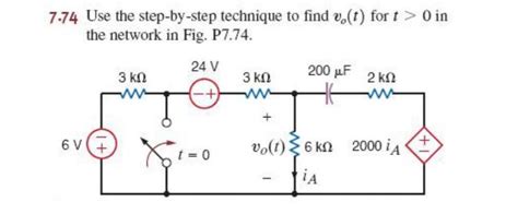 Solved Use The Step By Step Technique To Find Upsilon O T