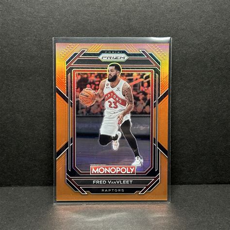 Panini Prizm Monopoly Orange Prizm Fred Vanvleet Ebay