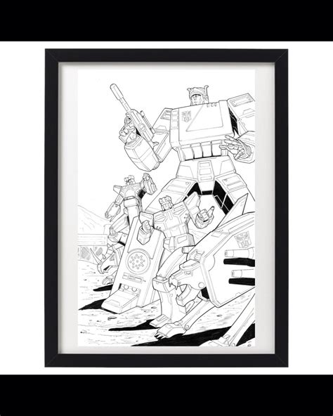 Transformers, Blaster Original Art Inks - Etsy