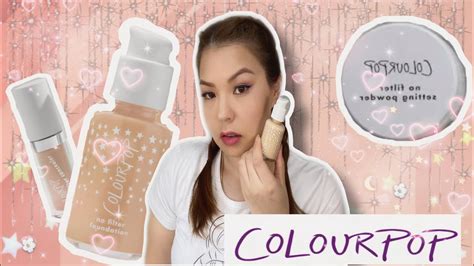 probando base de colourpop corrector polvo translúcido YouTube