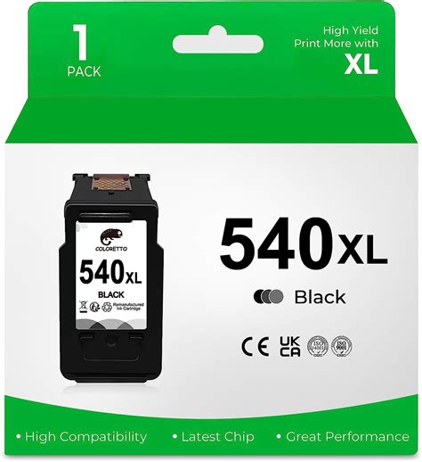 Coloretto Xl Noir Cartouche D Encre Remanufactur Es Pour Canon Pg