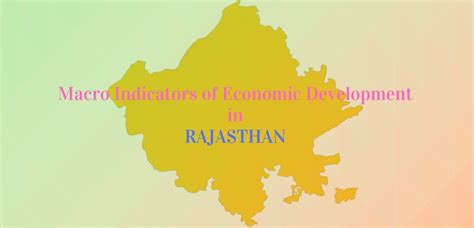 Macro Indicators of Rajasthan Economic Development 2021 - RajRAS | RAS Exam Preparation