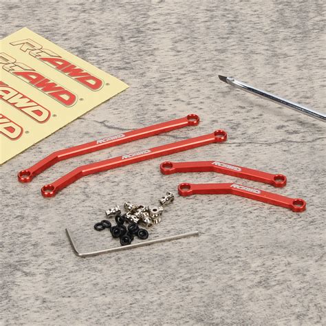 RCAWD High Clearance Chassis Linkage Toe Link For Axial SCX24 Deadbolt