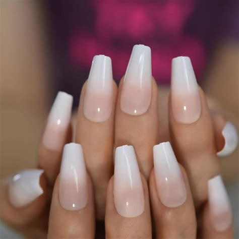 Coffin Ombre French Nails The Ultimate Style Trend You Need To Try Now Click Here For