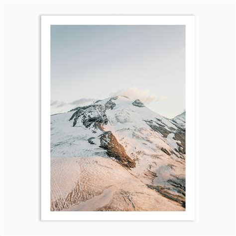 Winter Mountain Sunrise Art Print by Inkish Prints - Fy