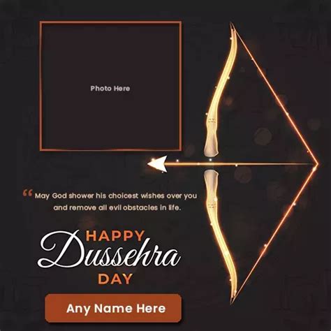 Vijayadashami 2023 Wishes Photo Frame With Name Artofit