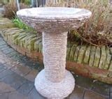 Cascade Pink Granite Bird Bath Free Uk Delivery