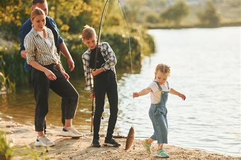 Premium Photo Weekend Activities Father And Mother With Son And