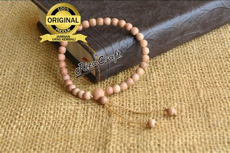 Jual Gelang Tasbih Butir Kayu Bidara Arab Laut Asli Original Unik