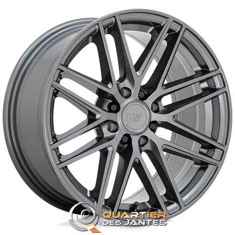 Jante MOTEGI CM8 16 GRIS BRILLANT FACE POLIE 4x114 3 Jantes Alu