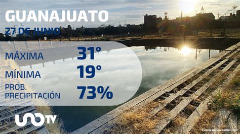 Clima En Guanajuato Para El 27 De Junio De 2023 UnoTV