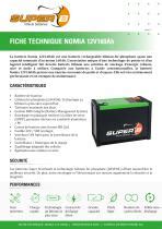 Batterie V Nomia Super B Lithium Power B V Lifepo