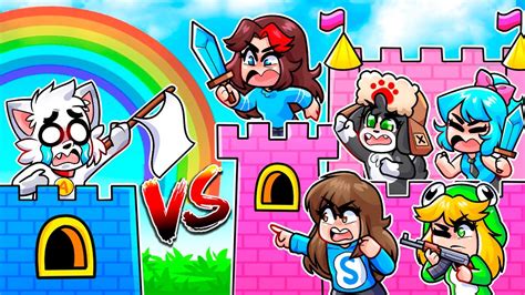 Castillo Seguro De Chico Vs Chicas Minecraft Batalla De