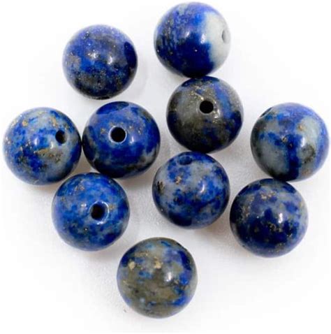 Edelsteen Losse Kralen Lapis Lazuli 10 Stuks 6 Mm Bol