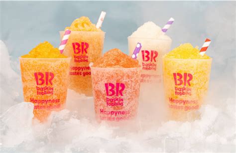 Baskin Robbins Introduces Four New Icy Slushes