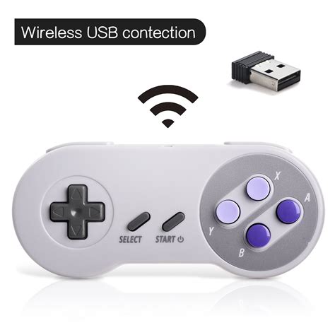 Mua 2 4 Ghz Wireless Usb Snes Controller For Super Classic Games