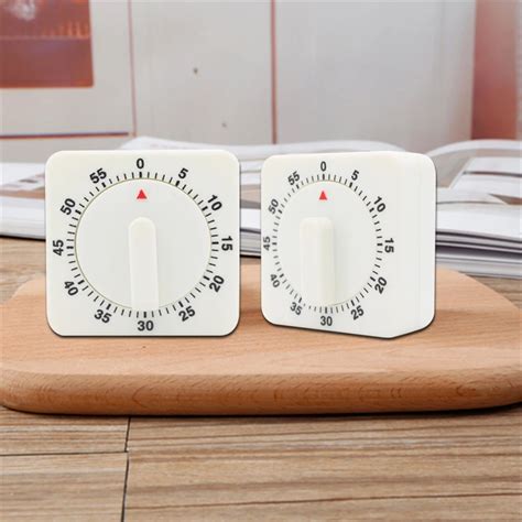 T Portable Minutes Kitchen Timer Countdown Alarm Reminder White