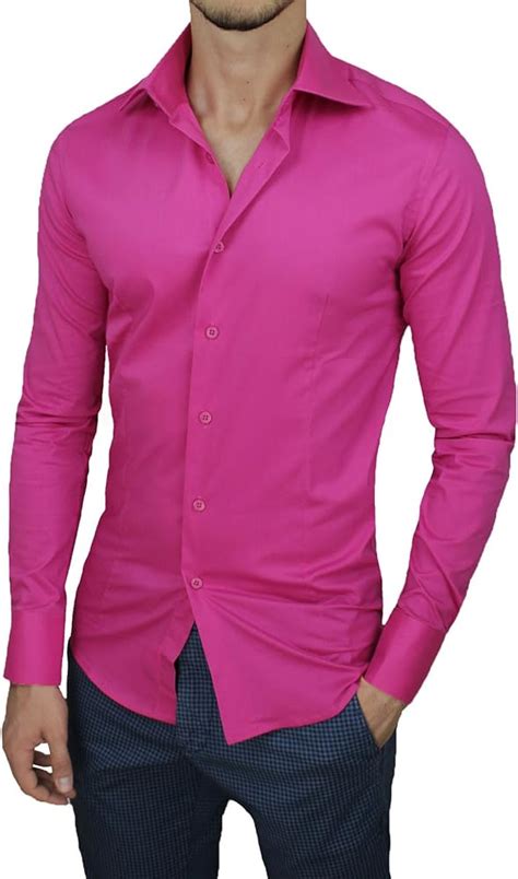 Camisa fucsia hombre Las camisas más elegantes