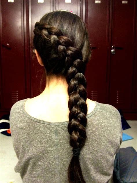 Katniss Braid Braids For Short Hair Katniss Everdeen Hair Hair Tutorial