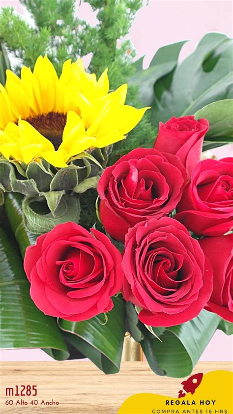 Arreglo De Girasoles Y Rosas Arcangely Yellow Florerias Mercado De