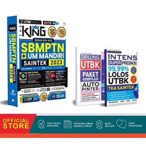 Jual Buku The King Bedah Kisi Kisi Sbmptn Dan Um Mandiri Saintek