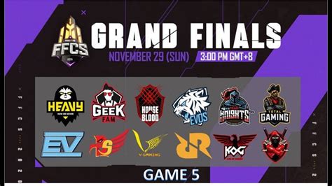 Free Fire Continental Series Asia Finals Game 5 YouTube