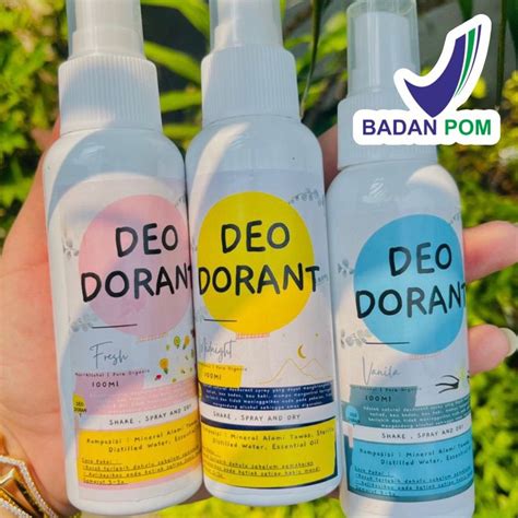 Jual Siap Kirim Bpom Ml Natural Deodorant Tawas Spray Full Size