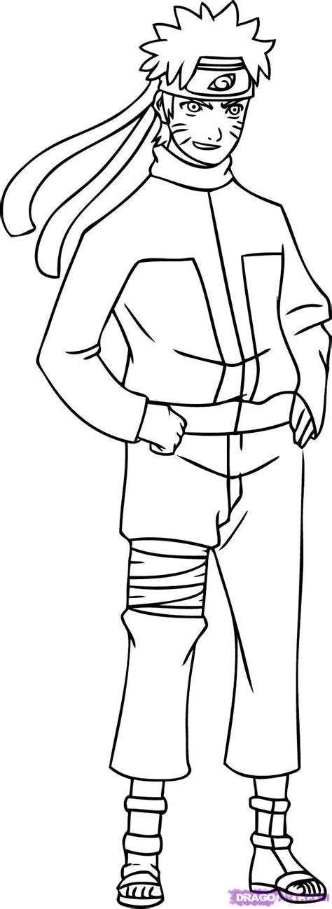 Naruto Full Body Drawing Easy Clip Art Library 44528 Hot Sex Picture