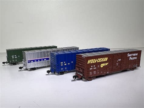 Rapido Releases PC F B 100 40 Half Waffle Boxcars In N Scale