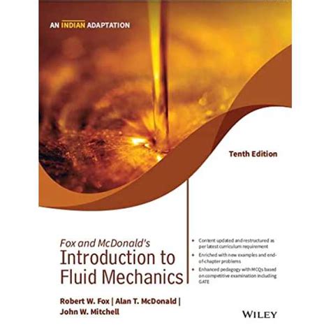 Fox And Mcdonald S Introduction To Fluid Mechanics Ed An Indian