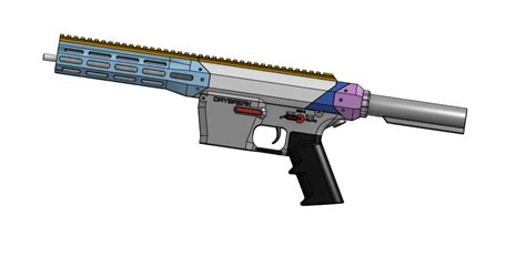 Daybreak Mk3 Airsoft V2 Gearbox Chassis By Joe Qi Download Free Stl