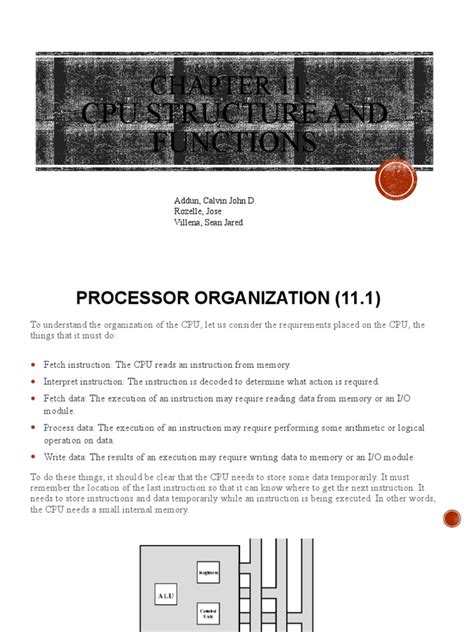 CPU Structure and Functions | PDF | Central Processing Unit | Cpu Cache