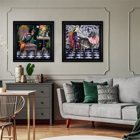 Modern Wall Art | Modern Framed Art | Large Modern Wall Art | 1Wall