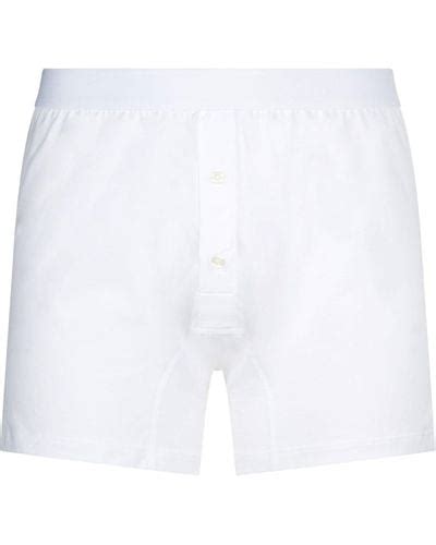 White Sunspel Underwear For Men Lyst