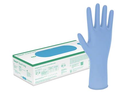 Vasco Guard Long Nitril Handschuhe Blau G M X St Ck Intermed