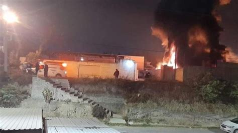 Incendio en empresa de unicel en Cuautitlán Izcalli