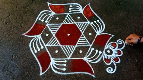 Mahashivaratri Rangoli With Dots Maasi Madham Special Kolam