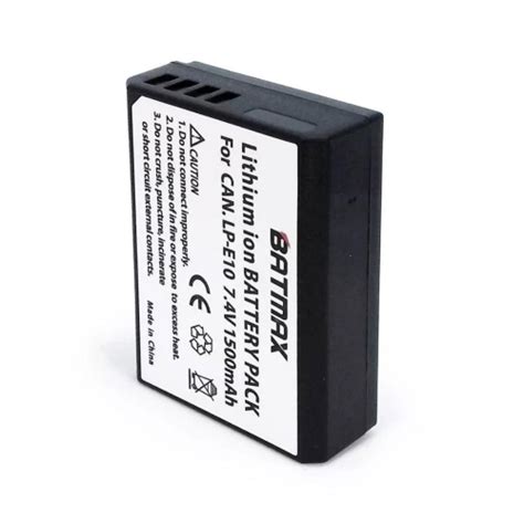 Bateria Lp E10 1500 Mah Batmax Para Canon T6 T5 T3 No Shoptime