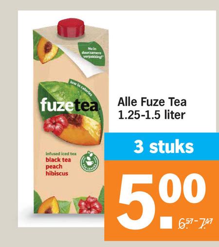 Fuze Tea Ice Tea Folder Aanbieding Bij Albert Heijn Details